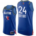 Maglia All Star 2020 Los Angeles Lakers Kobe Bryant #24 Autentico Blu