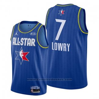 Maglia All Star 2020 Toronto Raptors Kyle Lowry #7 Blu