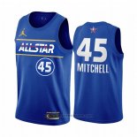 Maglia All Star 2021 Utah Jazz Donovan Mitchell #45 Blu