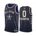 Maglia All Star 2024 Indiana Pacers Tyrese Haliburton #0 Blu