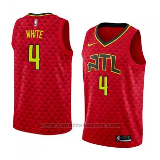 Maglia Atlanta Hawks Andrew White #4 Statement 2018 Rosso