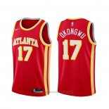 Maglia Atlanta Hawks Onyeka Okongwu #17 Icon 2020-21 Rosso