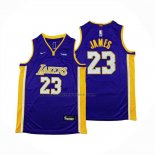 Maglia Bambino Los Angeles Lakers Lebron James No 23 Statement Viola2