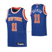 Maglia Bambino New York Knicks Jalen Brunson #11 Icon 2022-23 Blu