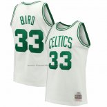 Maglia Boston Celtics Larry Bird NO 33 Mitchell & Ness 1985-86 Bianco