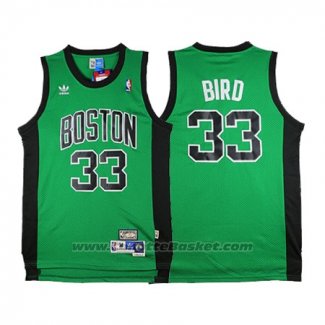 Maglia Boston Celtics Larry Bird #33 Retro Verde