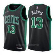 Maglia Boston Celtics Marcus Morris #13 Statement 2017-18 Nero