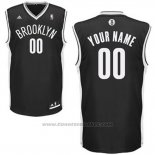 Maglia Brooklyn Nets Adidas Personalizzate Nero
