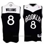 Maglia Brooklyn Nets Deron Williams #8 Retro Nero