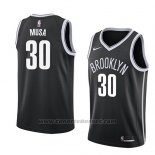 Maglia Brooklyn Nets Dzanan Musa #30 Icon 2018 Nero