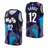 Maglia Brooklyn Nets Joe Harris #12 Citta 2023-24 Nero
