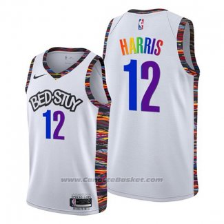 Maglia Brooklyn Nets Joe Harris #12 Citta LGBTQ Pride Night 2020 Bianco