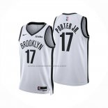 Maglia Brooklyn Nets Michael Porter Jr. No 17 Association 2025-26 Bianco