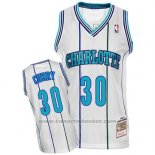 Maglia Charlotte Hornets Dell Curry #30 Retro Bianco