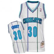 Maglia Charlotte Hornets Dell Curry #30 Retro Bianco