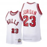 Maglia Chicago Bulls Michael Jordan #23 Hardwood Classics 1984-85 Bianco