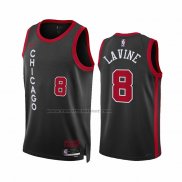 Maglia Chicago Bulls Zach Lavine #8 Citta 2023-24 Nero