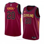 Maglia Cleveland Cavaliers Brandon Knight #20 Icon 2018 Rosso