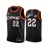 Maglia Cleveland Cavaliers Larry Nance Jr. #22 Citta 2020-21 Nero