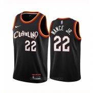 Maglia Cleveland Cavaliers Larry Nance Jr. #22 Citta 2020-21 Nero