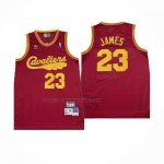 Maglia Cleveland Cavaliers LeBron James #23 Mitchell & Ness Rosso