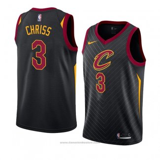 Maglia Cleveland Cavaliers Marquese Chriss #3 Statement 2018 Nero