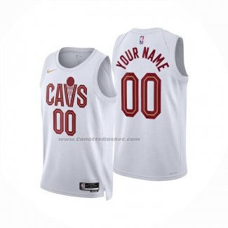 Maglia Cleveland Cavaliers Personalizzate Association 2024-25 Bianco