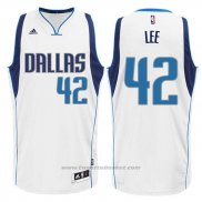 Maglia Dallas Mavericks David Lee #42 Bianco