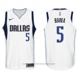 Maglia Dallas Mavericks J.j. Barea #5 2017-18 Bianco