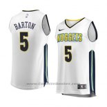 Maglia Denver Nuggets Will Barton #5 Association 2017-18 Bianco