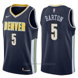 Maglia Denver Nuggets Will Barton #5 Icon 2017-18 Blu