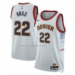 Maglia Denver Nuggets Zeke Nnaji #22 Citta 2022-23 Bianco