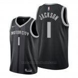Maglia Detroit Pistons Reggie Jackson #1 Citta Edition Nero