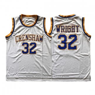 Maglia Film Crenshaw Monica Wright #32 Bianco