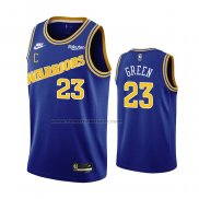 Maglia Golden State Warriors Draymond Green NO 23 Classic 2022-23 Blu