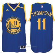 Maglia Golden State Warriors Klay Thompson #11 Blu