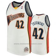 Maglia Golden State Warriors Nathaniel Thurmond 2009-10 Hardwood Classics Bianco