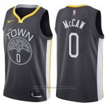 Maglia Golden State Warriors Patrick McCaw #0 The Town Statement 2017-18 Nero