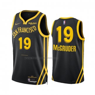 Maglia Golden State Warriors Rodney Mcgruder #19 Citta 2023-24 Nero