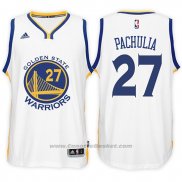 Maglia Golden State Warriors Zaza Pachulia #27 Bianco