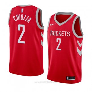 Maglia Houston Rockets Chris Chiozza #2 Icon 2018 Rosso