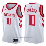 Maglia Houston Rockets Eric Gordon #10 Swingman Association 2017-18 Bianco