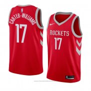 Maglia Houston Rockets Michael Carter Williams #17 Icon 2018 Rosso