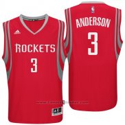 Maglia Houston Rockets Ryan Anderson #3 Rosso