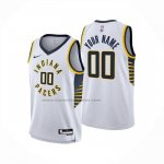Maglia Indiana Pacers Personalizzate Association 2024-25 Bianco