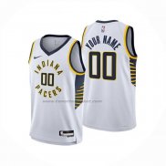 Maglia Indiana Pacers Personalizzate Association 2024-25 Bianco