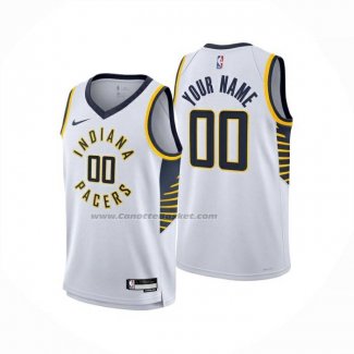 Maglia Indiana Pacers Personalizzate Association 2024-25 Bianco