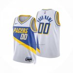 Maglia Indiana Pacers Personalizzate Citta 2025-26 Bianco