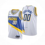 Maglia Indiana Pacers Personalizzate Citta 2025-26 Bianco