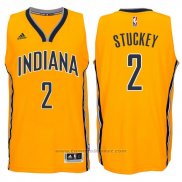 Maglia Indiana Pacers Rodney Stuckey #2 Giallo